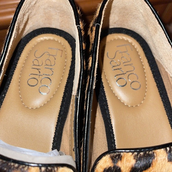 Franco Sarto Hadden Leopard loafer with tassel. Size 7M.  NIB See all pics. - Picture 5 of 12